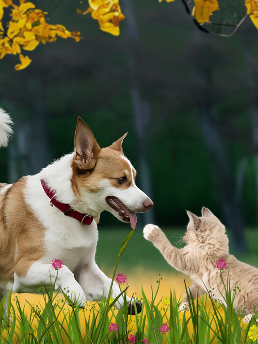 CAN CATS AND DOGS BE GOOD FRIENDS? OR ARE THEY JUST FRENEMIES?